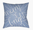 Livabliss Merry and Bright HDY-123 18"L x 18"W Pillow