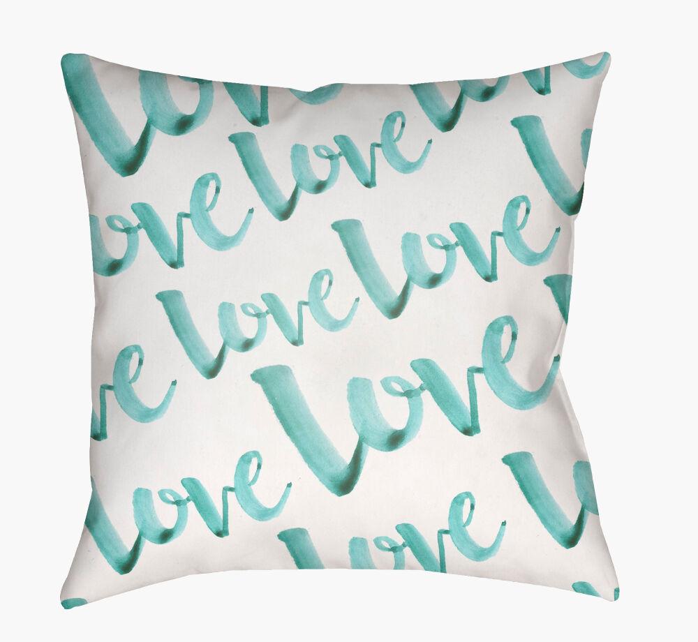 Surya Love HEART-005  20"L x 20"W Fabric