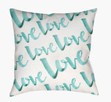 Surya Love HEART-005  20"L x 20"W Fabric