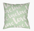 Surya Love HEART-017  18"L x 18"W Fabric