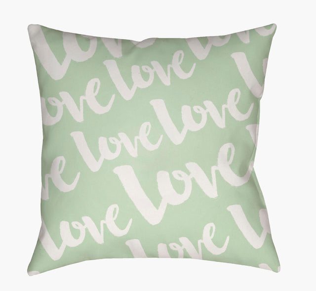 Livabliss Love HEART-017 18"L x 18"W Pillow