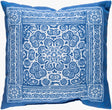 Livabliss Indigo Blues ID-008 18"L x 18"W Pillow