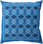 Livabliss Indigo Blues ID-011 18"L x 18"W Pillow