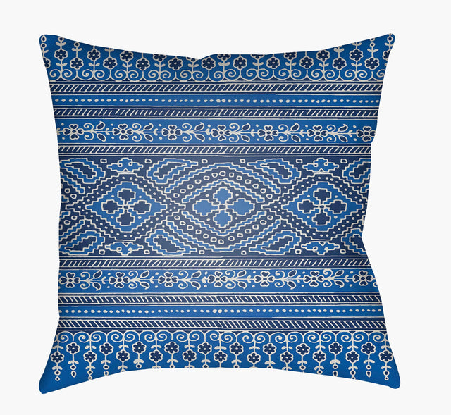 Livabliss Indigo Blues ID-018 18"L x 18"W Pillow