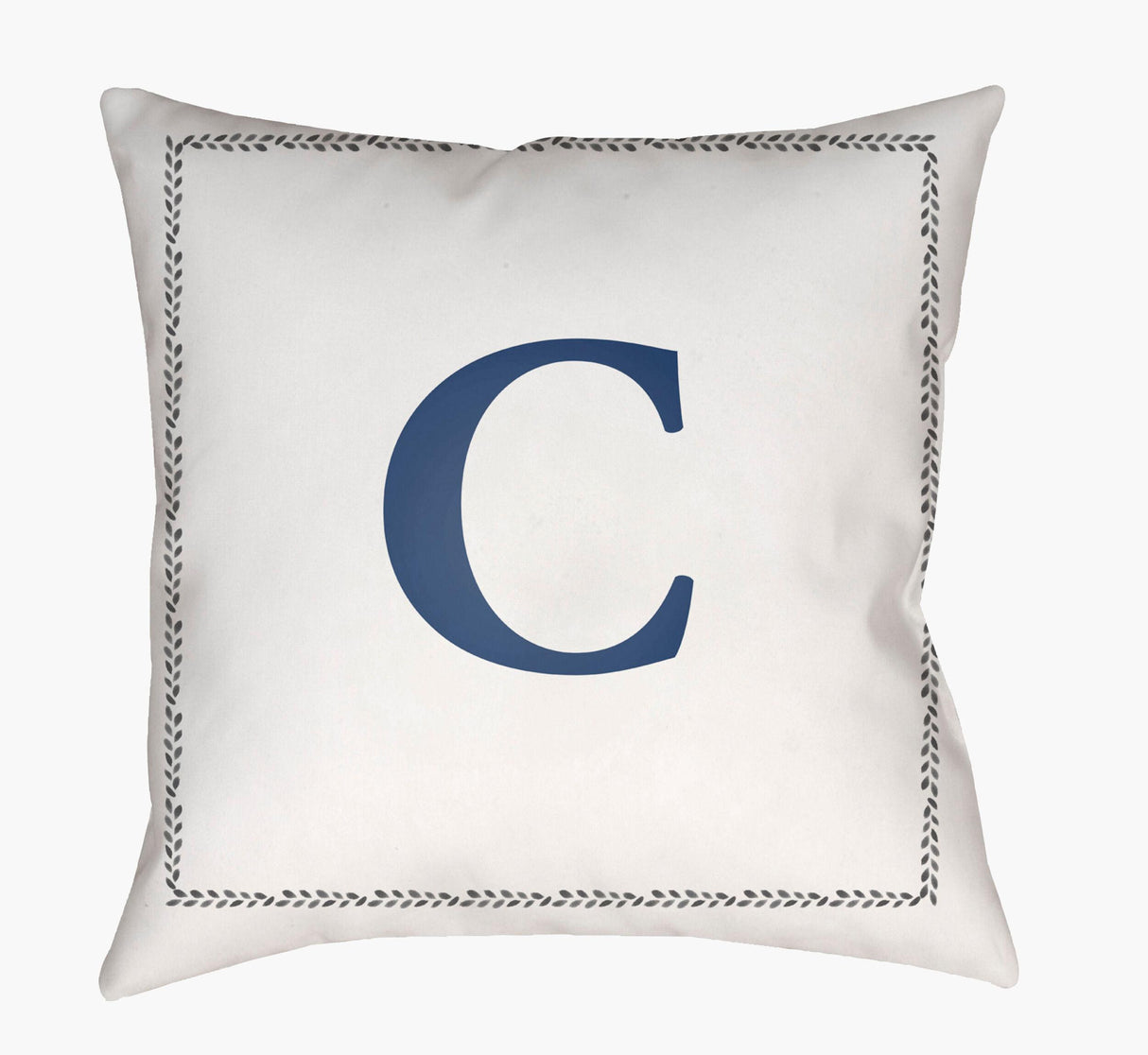 Livabliss Initials INT-003 20"L x 20"W Pillow