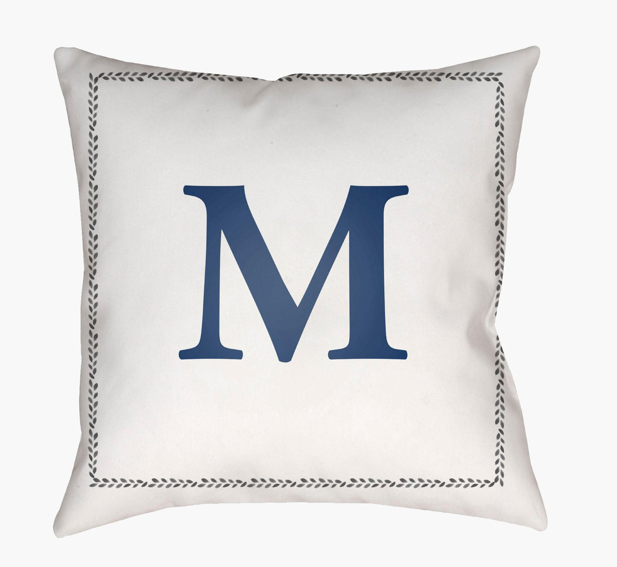 Livabliss Initials INT-013 20"L x 20"W Pillow