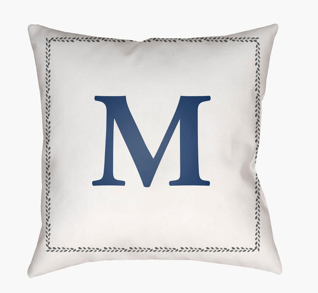 Livabliss Initials INT-013 20"L x 20"W Pillow
