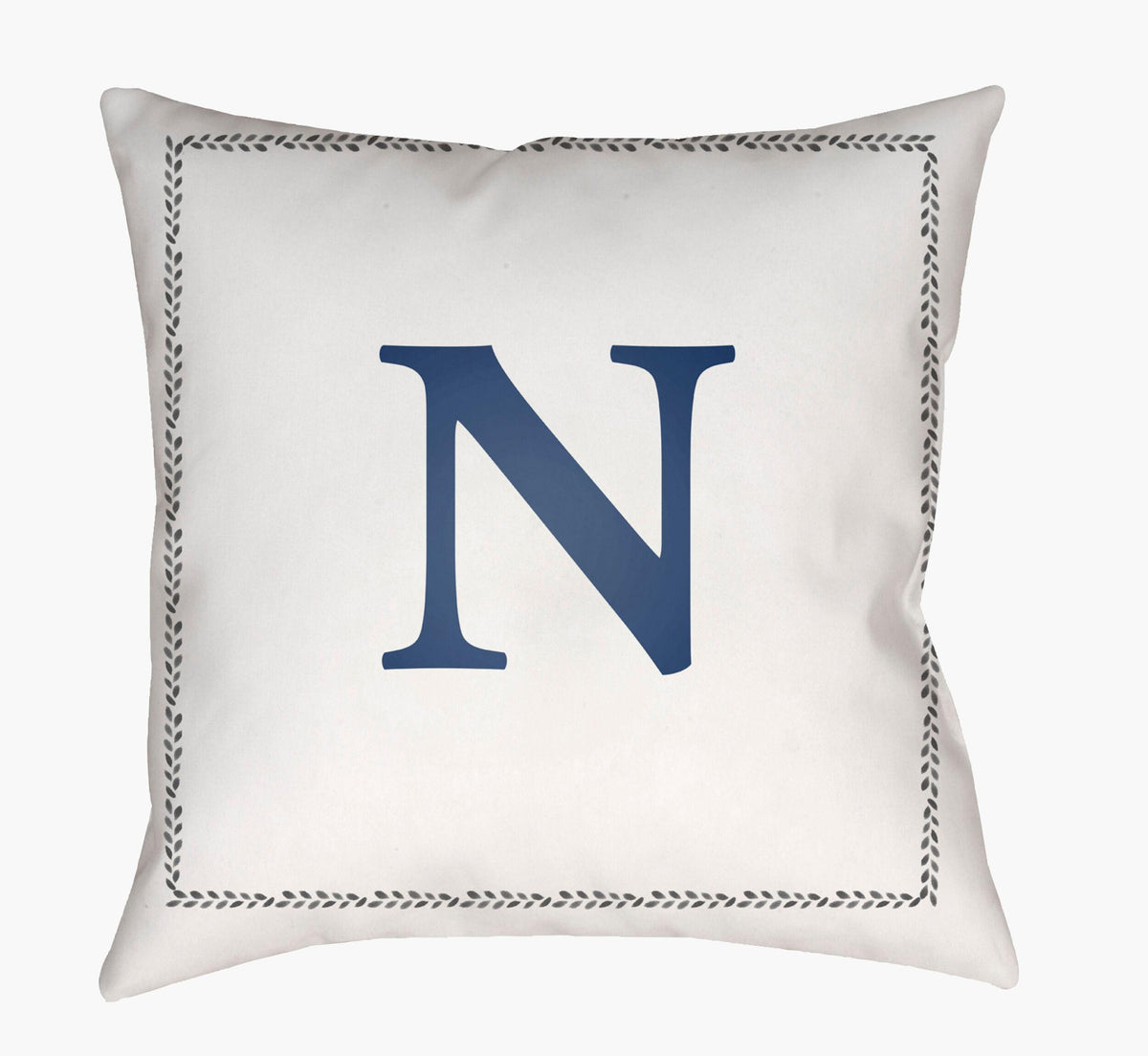 Livabliss Initials INT-014 20"L x 20"W Pillow