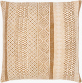 Surya Janya JNY-009 Brown;Light Beige 20"L x 20"W Fabric