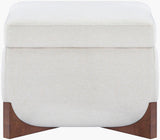 Surya Jovie JOVI-001 18"H x 24"W x 24"D Bench/Ottoman/Stool