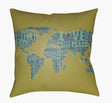 Livabliss Jetset JT-007 18"L x 18"W Pillow