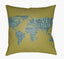 Surya Jetset JT-007 Navy;Olive;Seafoam 20"L x 20"W Fabric