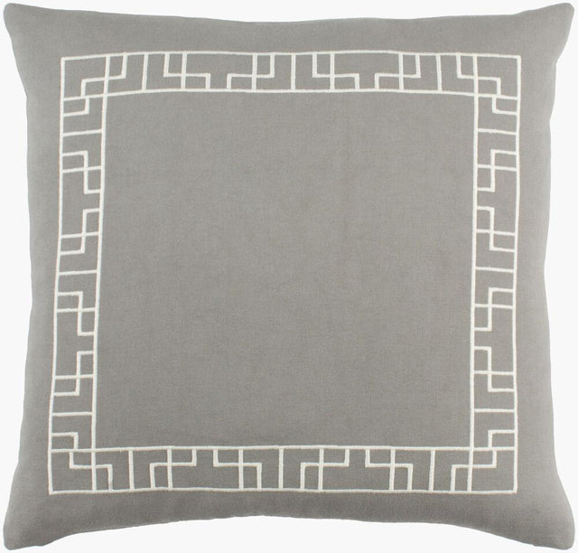 Surya Kingdom KGDM-7063 Gray;Ivory 18"L x 18"W Fabric