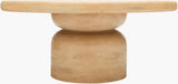 Surya Koben KOBN-004 16"H x 36"W x 36"D; 36"H x 22"W x 36"D Accent Table