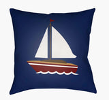 Livabliss Sail LAKE-011 18"L x 18"W Pillow