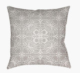 Surya Laser Cut LC-001 Light Gray;Off-White 18"L x 18"W Fabric