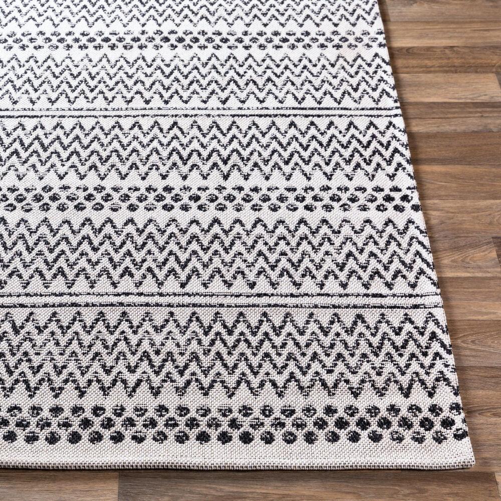Surya La Casa LCS-2304 Black;Cream 1'10" x 2'11" Rug