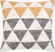 Surya Lewis LEW-004 Black;Cream;Mustard 20"L x 20"W Fabric