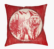 Surya Lodge Cabin LGCB-2016  16"L x 16"W Fabric