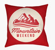 Livabliss Lodge Cabin LGCB-2051 18"L x 18"W Pillow