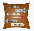 Livabliss Lodge Cabin LGCB-2071 16"L x 16"W Pillow