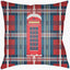 Livabliss London Holiday LHD-001 18"L x 18"W Pillow