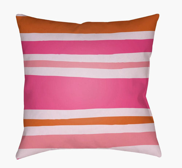 Surya Littles LI-040 Burnt Orange;Lilac;Magenta;Pink 18"L x 18"W Fabric