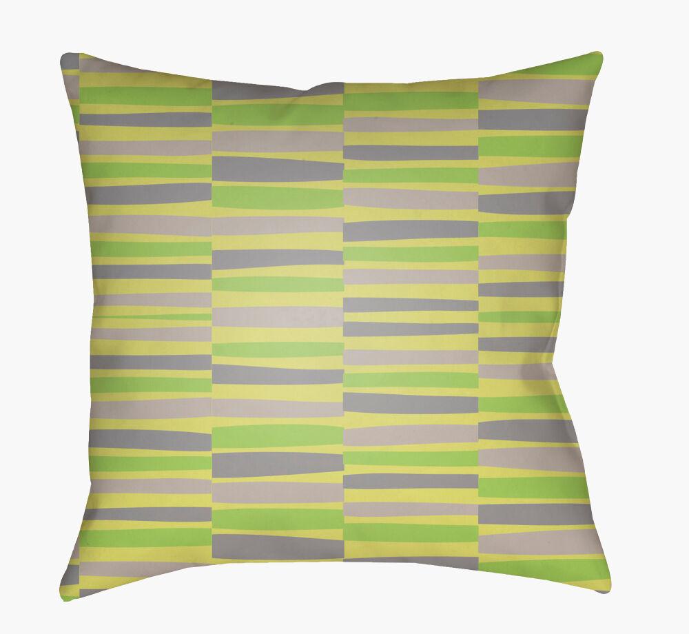 Surya Littles LI-042 Gray;Light Green 18"L x 18"W Fabric