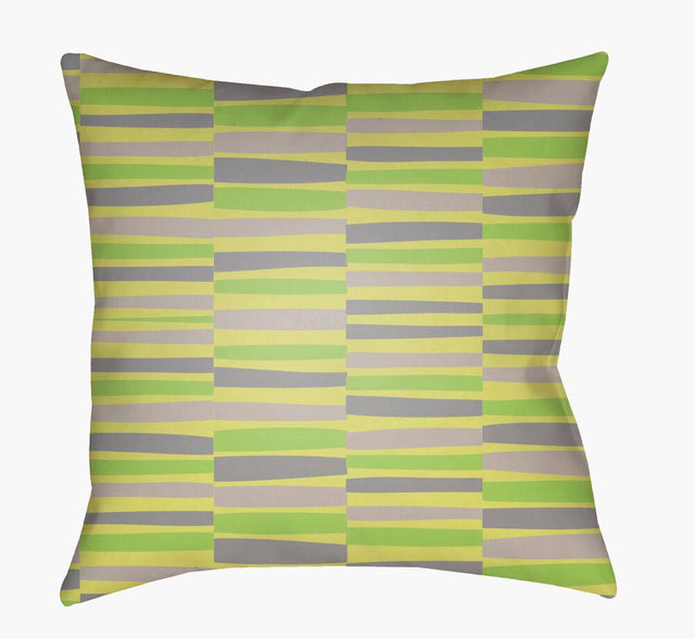 Surya Littles LI-042 Gray;Light Green 18"L x 18"W Fabric