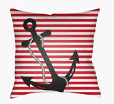 Livabliss Anchor LIL-002 18"L x 18"W Pillow