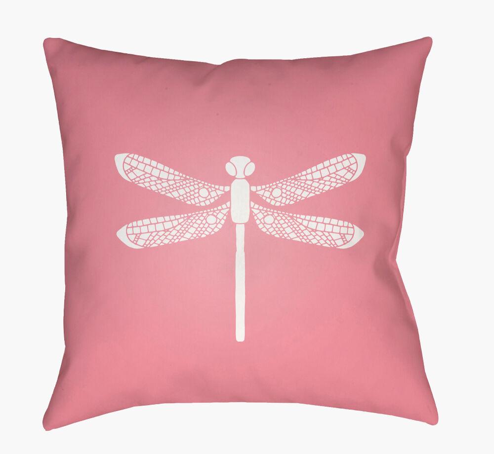 Surya Dragonfly LIL-026  18"L x 18"W Fabric