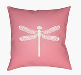 Surya Dragonfly LIL-026  18"L x 18"W Fabric