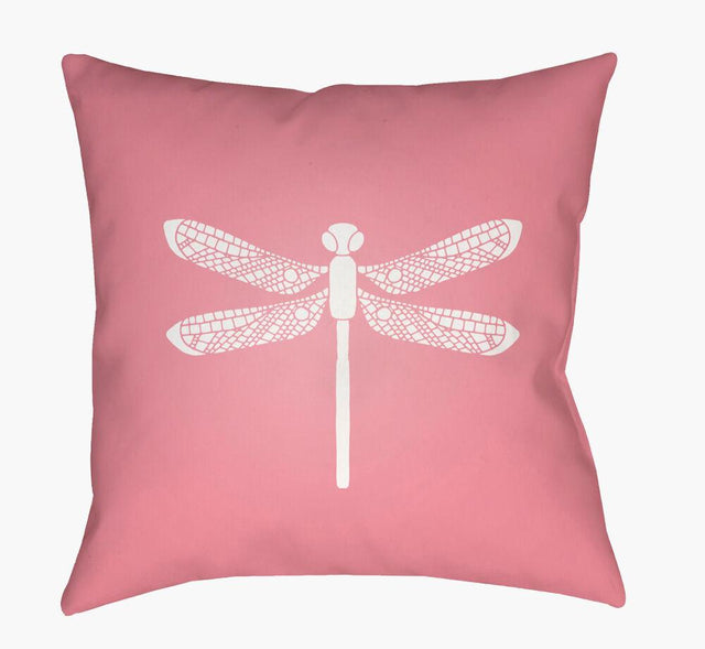 Surya Dragonfly LIL-026  18"L x 18"W Fabric