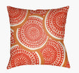 Surya Litchfield LTCH-1375 Burnt Orange;Red;White 26"L x 26"W Fabric