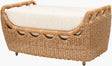 Surya Marvella MARV-003 20"H x 33"W x 22"D Bench/Ottoman/Stool
