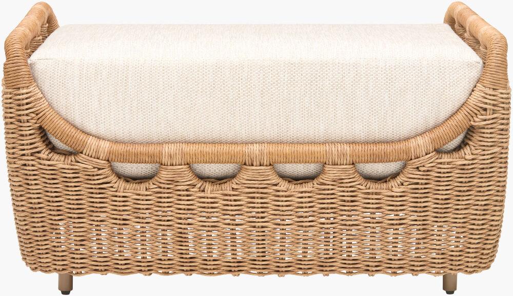 Surya Marvella MARV-003 20"H x 33"W x 22"D Bench/Ottoman/Stool
