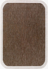 Surya Miami Beach MBH-2307 Cream;Dark Brown 7'10" x 10' Rug