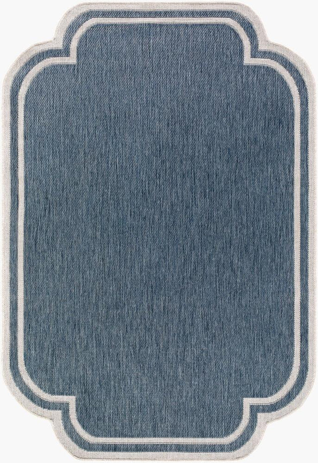 Surya Miami Beach MBH-2308 Blue;Cream 6'7" x 9' Rug