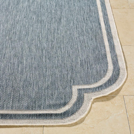 Surya Miami Beach MBH-2308 Blue;Cream 6'7" x 9' Rug