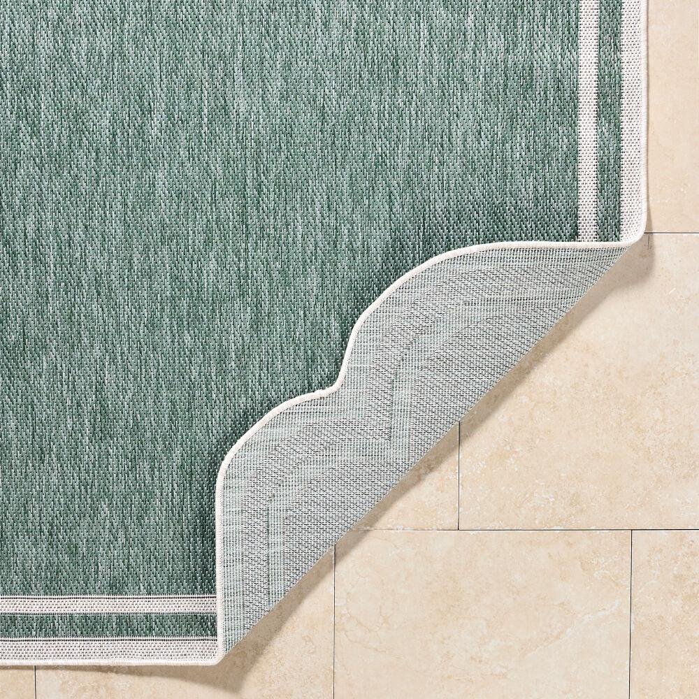 Surya Miami Beach MBH-2312 Cream;Medium Green 7'10" x 10' Rug