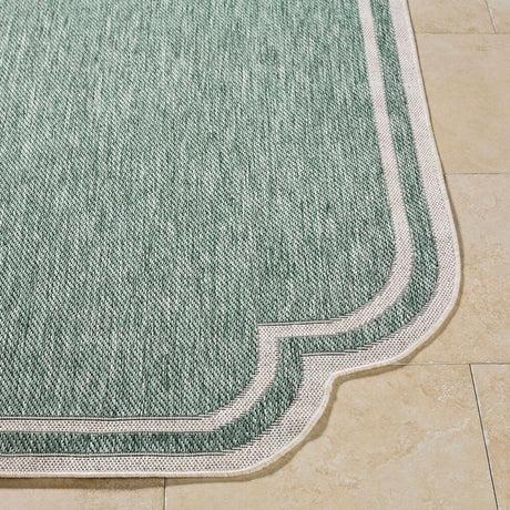 Surya Miami Beach MBH-2312 Cream;Medium Green 9'2" x 12' Rug