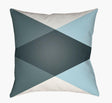 Surya Moderne MD-008 Charcoal;Dark Green;Light Blue;White 22"L x 22"W Fabric