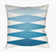 Surya Moderne MD-013 Aqua;Light Blue;White 22"L x 22"W Fabric