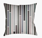 Surya Moderne MD-023 Black;Charcoal;Denim;Light Gray;White 18"L x 18"W Fabric