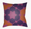 Surya Moderne MD-050 Dark Purple;Magenta;Rust 18"L x 18"W Fabric