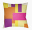Surya Moderne MD-066 Burnt Orange;Magenta;Purple;Yellow 20"L x 20"W Fabric