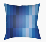 Surya Moderne MD-075 Blue;Dark Blue;Light Blue 20"L x 20"W Fabric