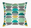 Surya Moderne MD-081 Gray;Light Green;Medium Green;Mustard;White 20"L x 20"W Fabric