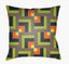 Surya Moderne MD-083 Dark Blue;Olive;Orange 20"L x 20"W Fabric