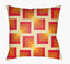 Surya Moderne MD-085 Burnt Orange;Orange;Red;Yellow 20"L x 20"W Fabric